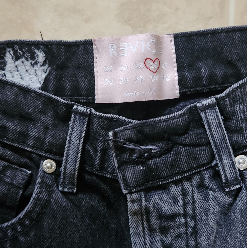 Revice | Matchmaker Patchwork Black Denim Jeans - image 2